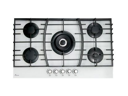 تصویر اجاق گاز 5 شعله شیشه ای بیمکث مدل 0061